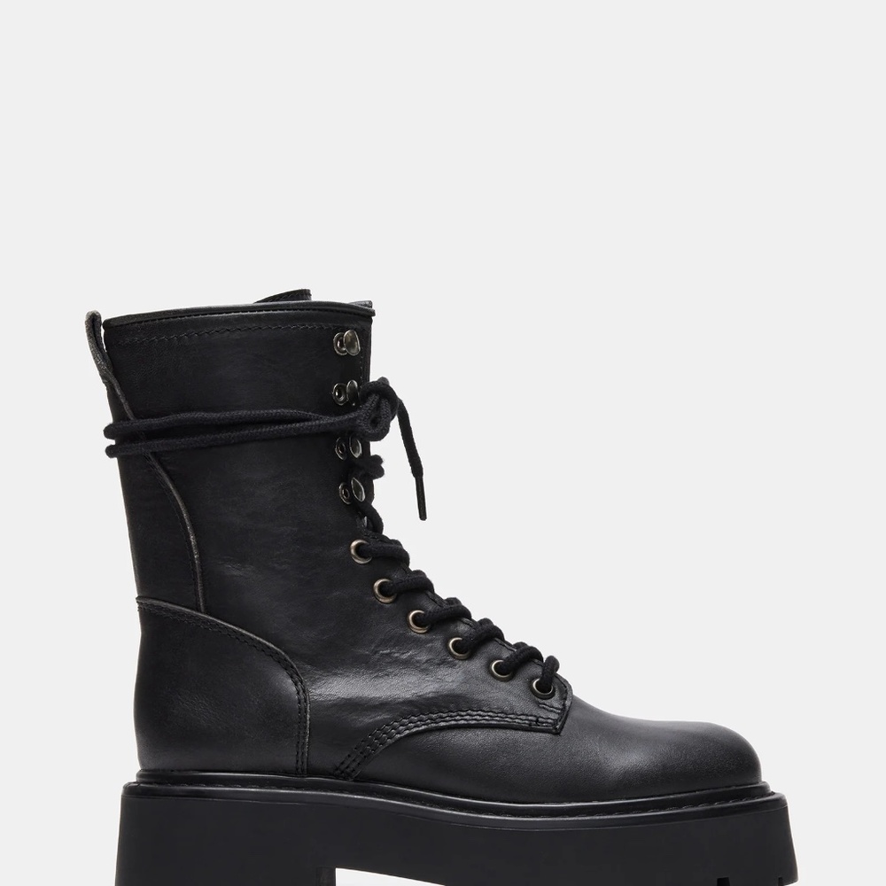 Rowen Leather Combat Boots